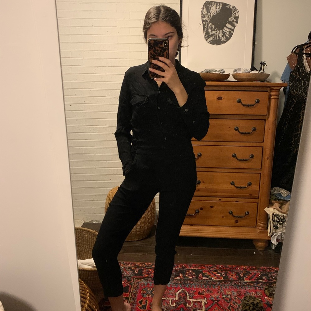 Madewell Black Jumpsuit